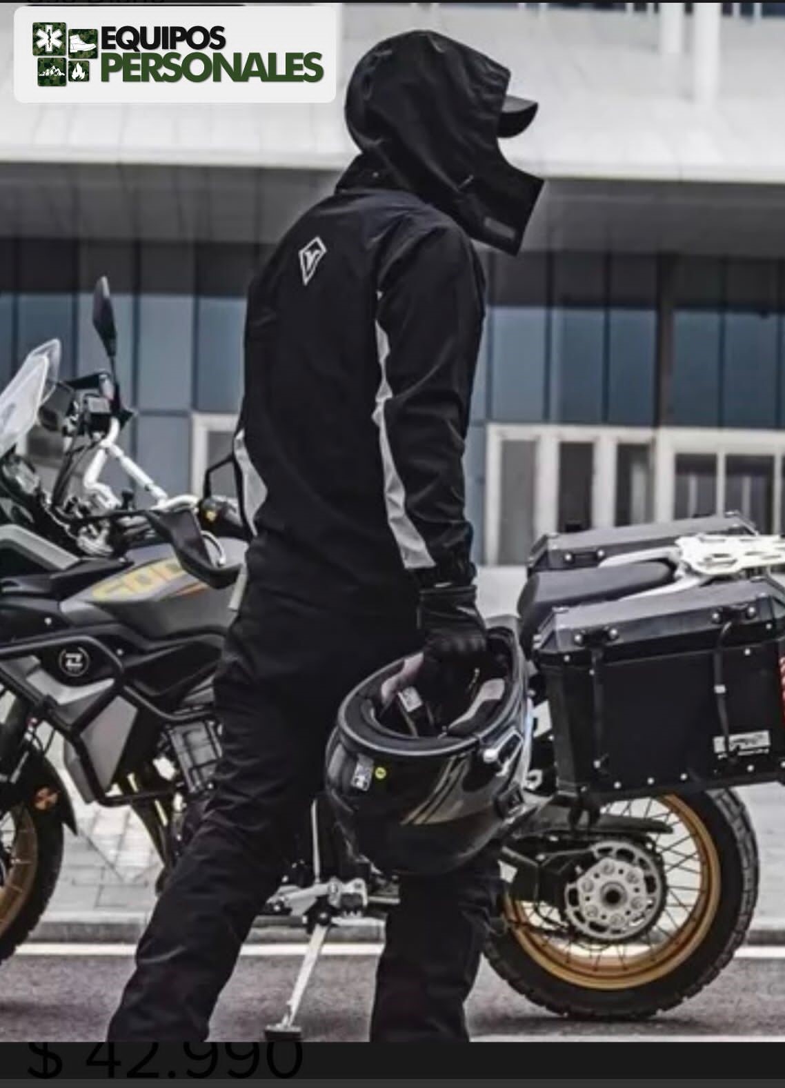 Traje De Lluvia Para Moto Y Ciclismo Impermeable